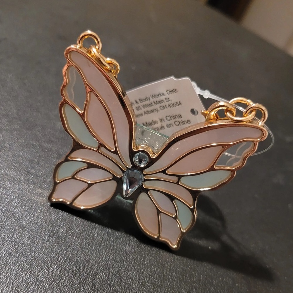Bath & Body Works Stained Glass Butterfly PocketBac Holder